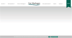 Desktop Screenshot of gut-manhagen.de