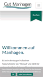 Mobile Screenshot of gut-manhagen.de